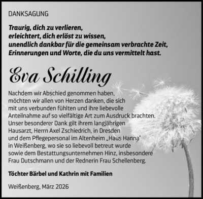 Familienanzeigen - Trauer