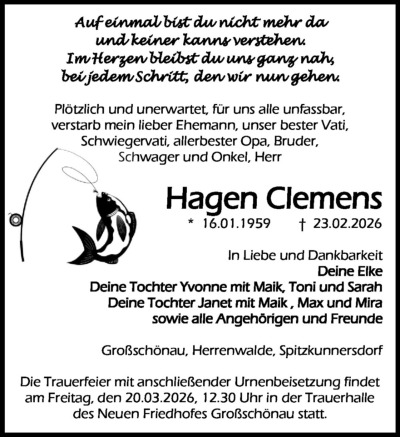 Familienanzeigen - Trauer