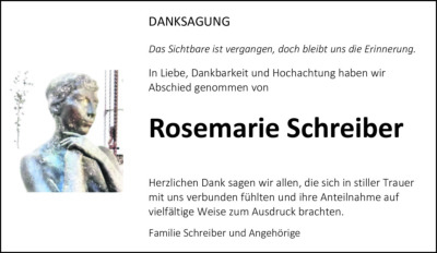 Familienanzeigen - Trauer