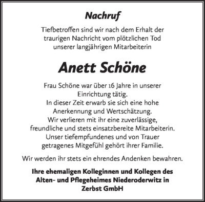 Familienanzeigen - Trauer