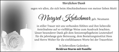 Familienanzeigen - Trauer