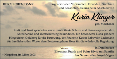 Familienanzeigen - Trauer