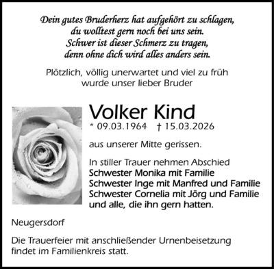 Familienanzeigen - Trauer