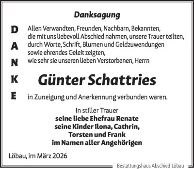 Familienanzeigen - Trauer