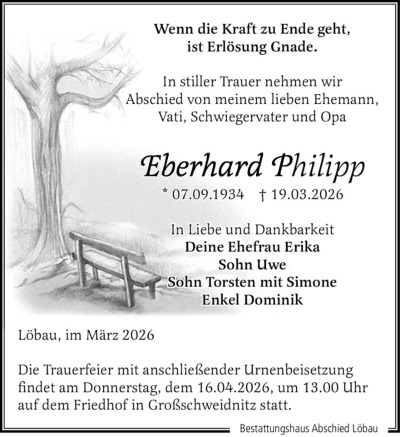 Familienanzeigen - Trauer