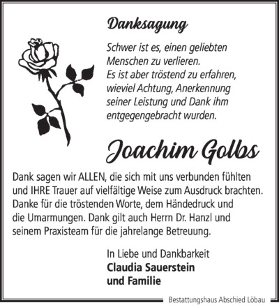 Familienanzeigen - Trauer