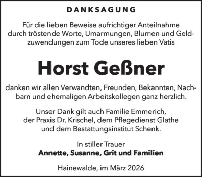 Familienanzeigen - Trauer