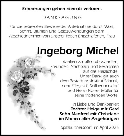 Familienanzeigen - Trauer