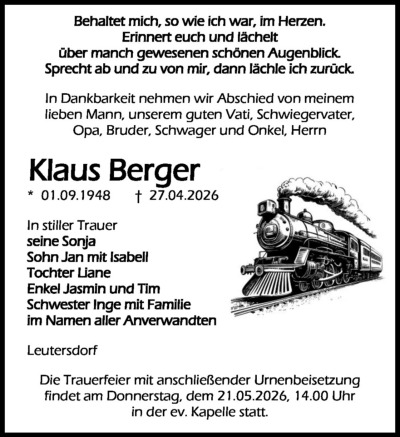 Familienanzeigen - Trauer