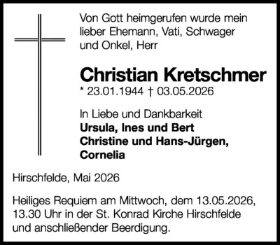 Familienanzeigen - Trauer