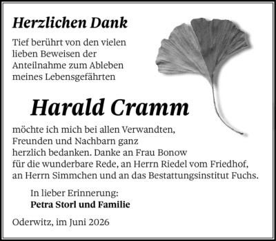Familienanzeigen - Trauer