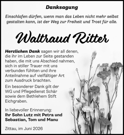 Familienanzeigen - Trauer
