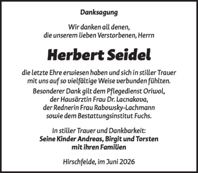 Familienanzeigen - Trauer