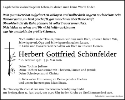 Familienanzeigen - Trauer
