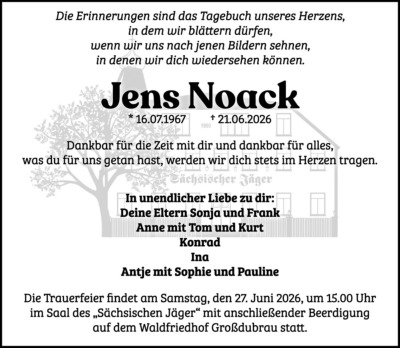 Familienanzeigen - Trauer