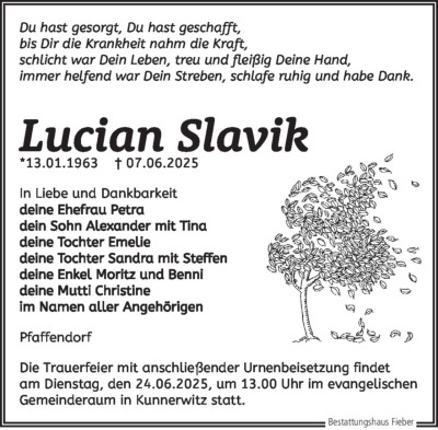 Familienanzeigen - Trauer