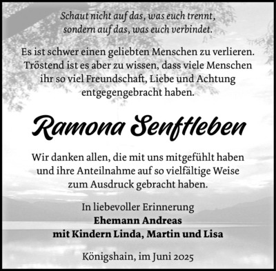 Familienanzeigen - Trauer