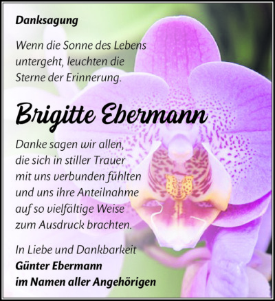 Familienanzeigen - Trauer
