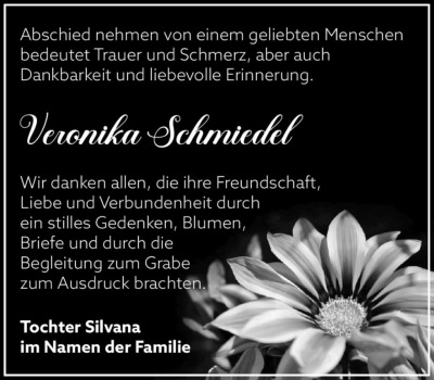 Familienanzeigen - Trauer