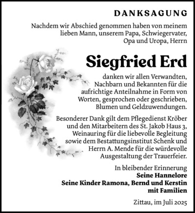 Familienanzeigen - Trauer