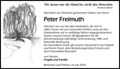 Familienanzeigen - Trauer