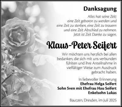 Familienanzeigen - Trauer