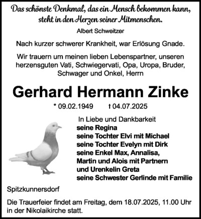 Familienanzeigen - Trauer