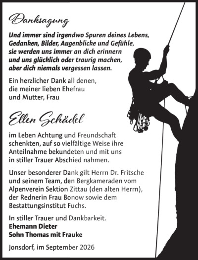 Familienanzeigen - Trauer