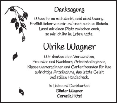 Familienanzeigen - Trauer