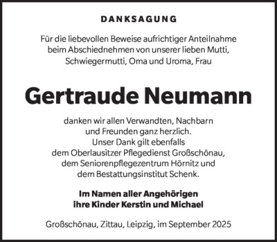 Familienanzeigen - Trauer
