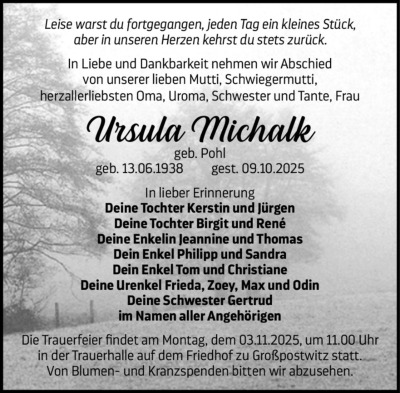 Familienanzeigen - Trauer