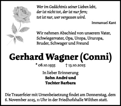 Familienanzeigen - Trauer