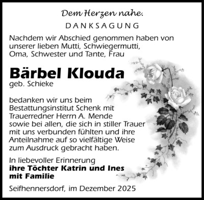 Familienanzeigen - Trauer