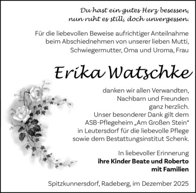 Familienanzeigen - Trauer