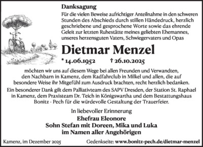 Familienanzeigen - Trauer