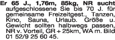 Fundgrube - Bekanntschaften