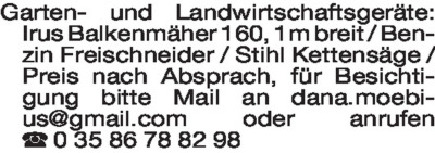 Fundgrube - Verk&auml;ufe