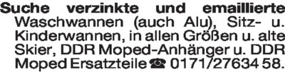 Fundgrube - Kaufgesuche