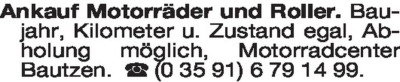 Fahrzeuggesuche - Motorräder