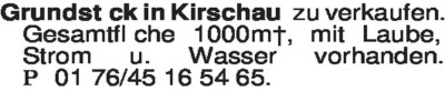 Immobilienangebote - Grundst&uuml;cke