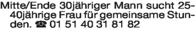 Fundgrube - Er sucht Sie