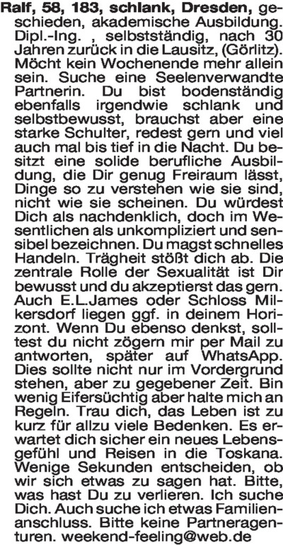 Fundgrube - Er sucht Sie