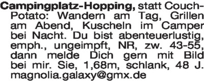 Fundgrube - Sie sucht Ihn