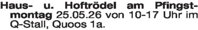 Fundgrube - Verk&auml;ufe