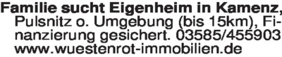 Immobiliengesuche - Wohnhäuser