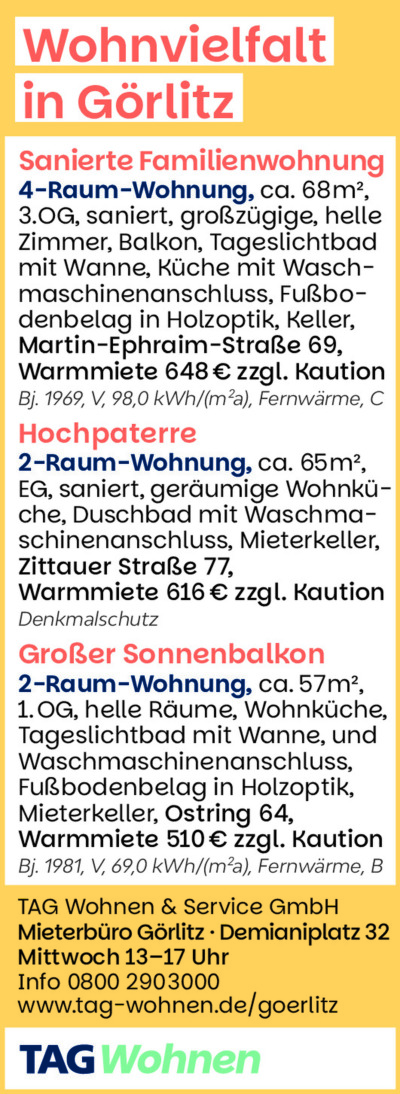 Vermietung - Wohnungen