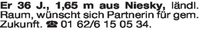 Fundgrube - Er sucht Sie
