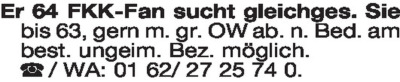 Fundgrube - Bekanntschaften