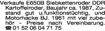 Sonstige Fahrzeuge - Anhänger