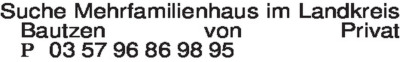 Immobiliengesuche - Wohnhäuser